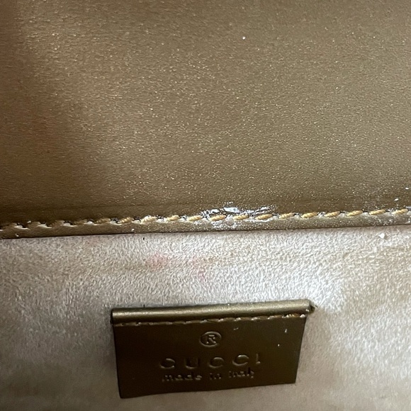 Gucci Dionysus GG Supreme Mini Gold Python - Picture 7 of 10